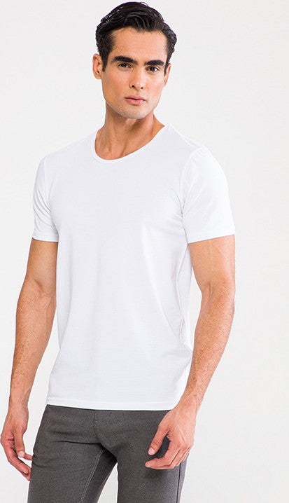 D'S DAMAT D'S Groom Men's White Undershirt  - Image 1