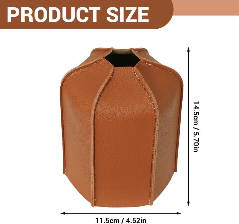 BORDSTRACT PU Leather Camping Fuel Cylinder Mini Bag - Image 2