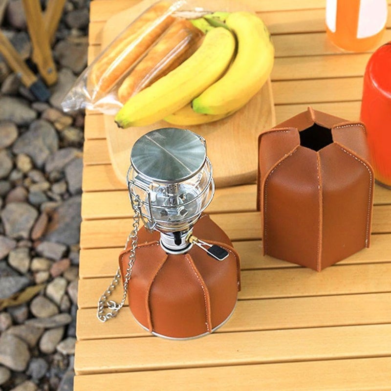 BORDSTRACT PU Leather Camping Fuel Cylinder Mini Bag - Image 5