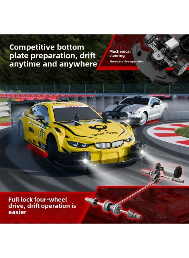 1:20 Four-wheel Drive Drift Remote Control Car Professional RC Racing Car With Light Proportional Variable Speed Stunt Tail-flick Children's Toy Car-Color:Gt-22a Wild Horse-Scale:1:20 Half Ratio With Light  - Image 4