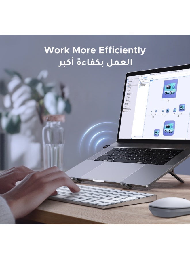 يو جرين محول بلوتوث 5.4 للكمبيوتر الشخصي، جهاز استقبال وبث بلوتوث USB يعمل بنظام التشغيل Windows 11/10/8.1، الكمبيوتر المحمول، لوحة المفاتيح، الماوس، مكبر الصوت، سماعة الرأس، وحدة تحكم PS5/Xbox/Switch أسود - Image 4