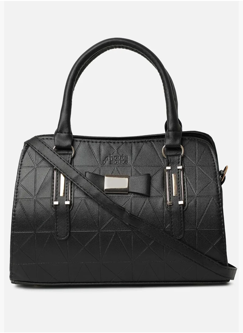 Haute Sauce Textured Structured Handheld Bag