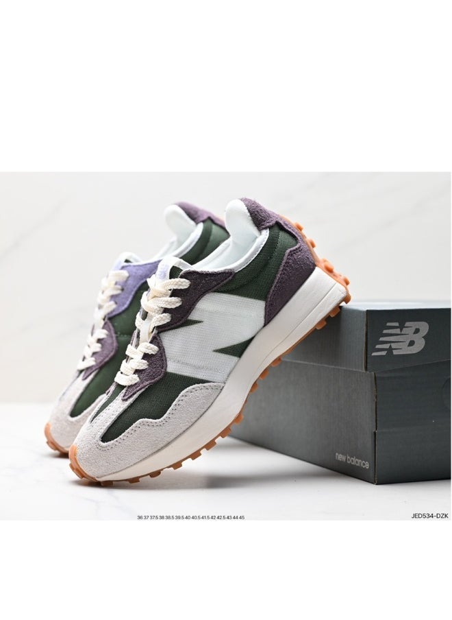 NB NB 327 Retro Classic Casual Sneakers Low Top Shoe Green  - Image 5