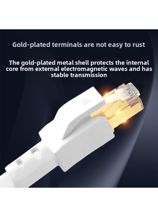 Generic Customizable Production Of Computer Network Cable OEM Processing Seven Types Of Network Cable 10 Trillion RJ45 Shielded Network Cable-Color:Black-Line Length:2 M  - Image 5