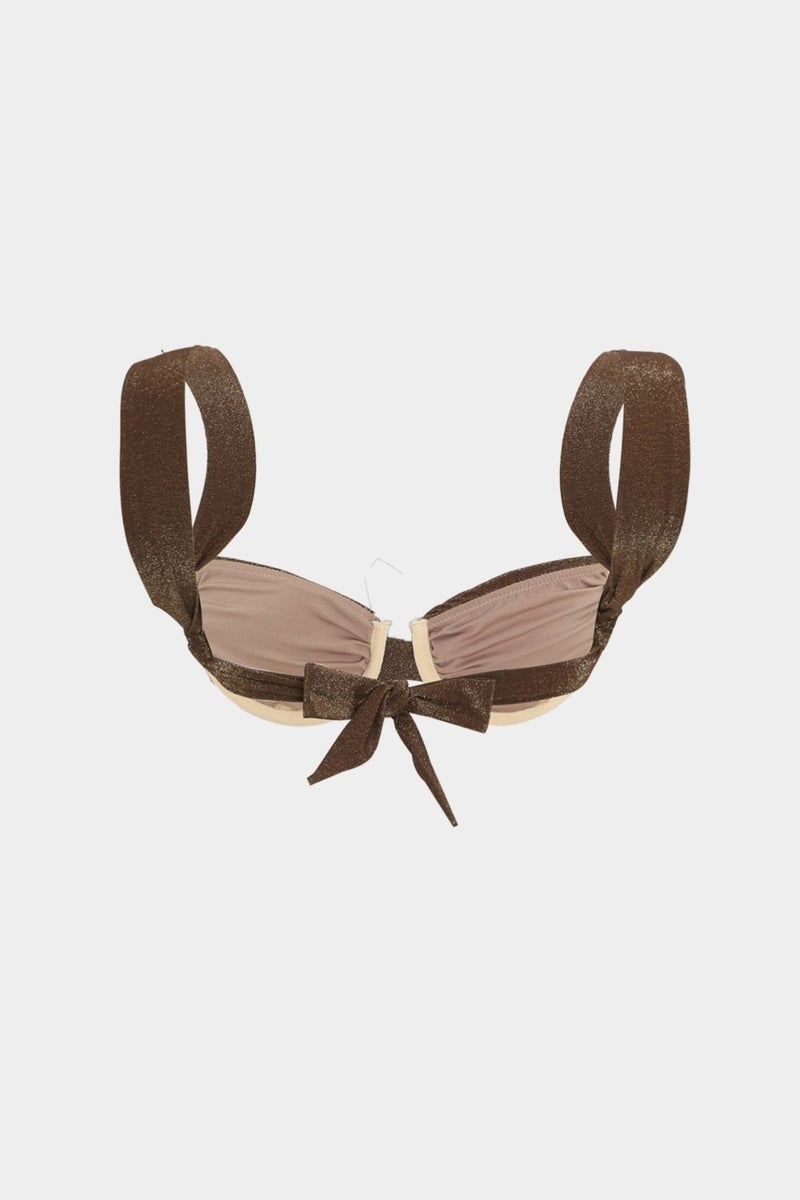 Açelya Okcu Azalea Okcu Premium Strap Detailed Themis Fit Women's Bikini Top  - Image 3