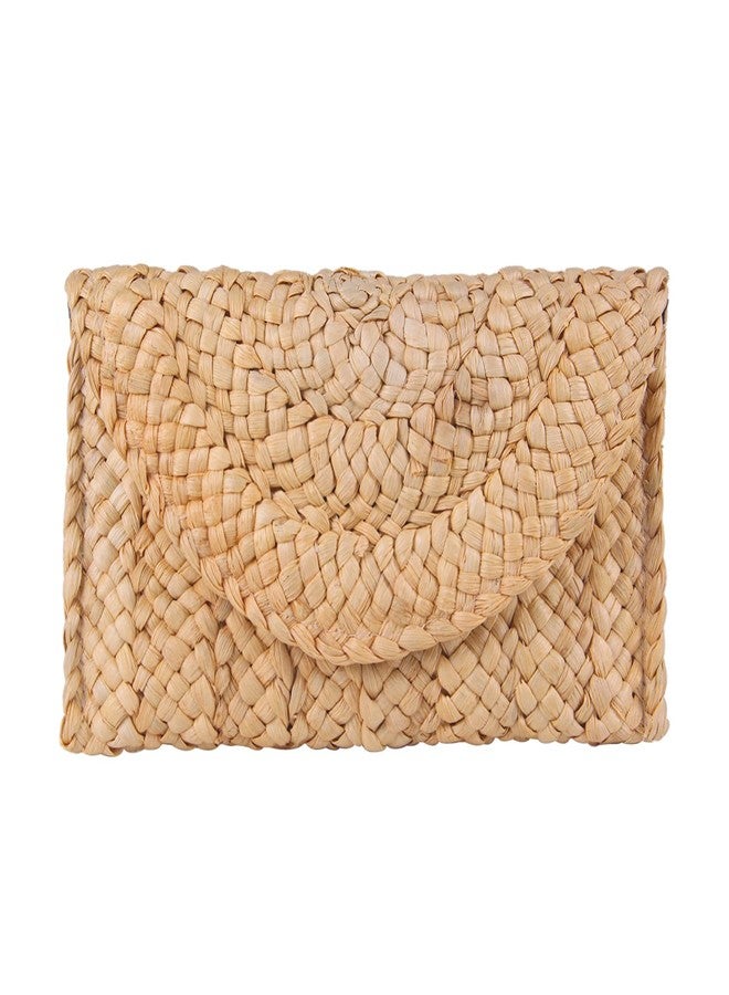 Fecialy Straw Clutch Purses Straw Purses for Women Envelope Woven Clutch Handbags Summer Beach Bags - Image 1