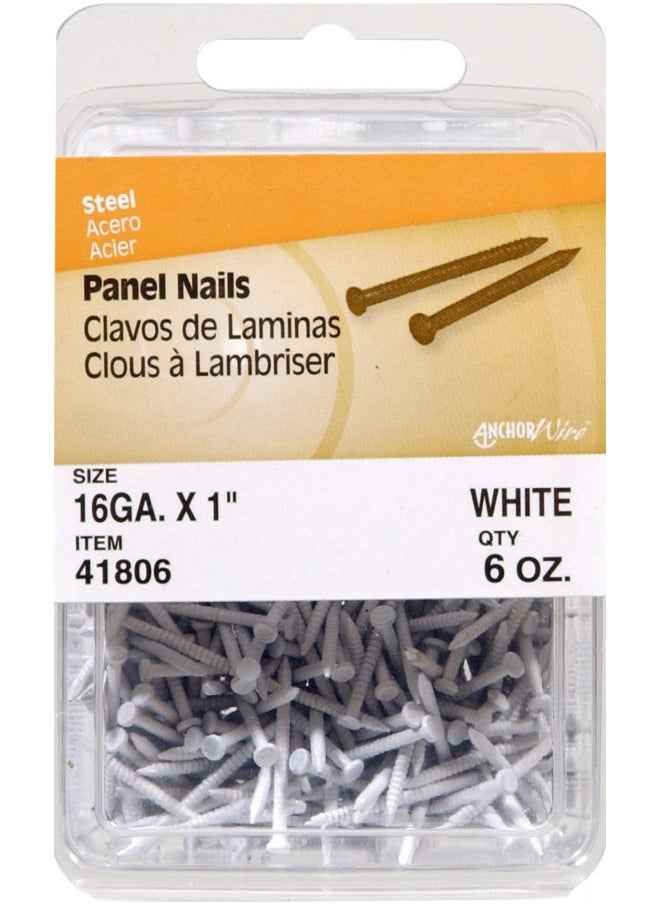 Hillman Hillman 41806 Panel Nail, 1-Inch, White  - Image 2