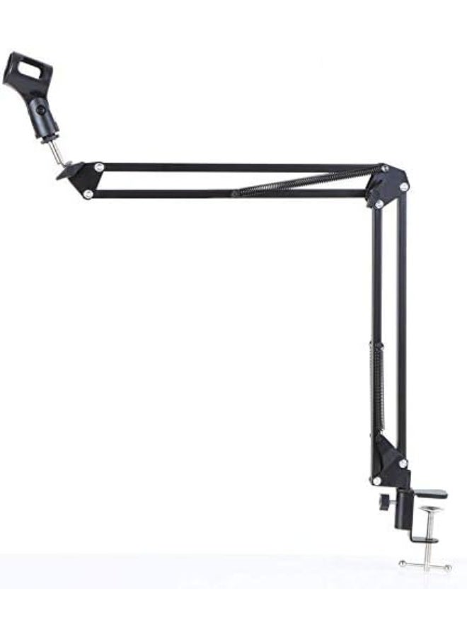 MUNTAQI بطاقة صوت حية ومجموعة ميكروفون مكثف BM800 - مجموعة ميكروفون احترافية للتسجيل والبث مع ذراع تعليق، خلاط صوت ذكي، واجهة صوتية لجهاز الكمبيوتر/الحاسوب، البودكاست، البث المباشر، الصوت الحي - Image 3