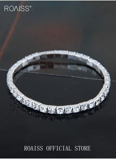 roaiss 4-Piece Set of Jewelry Diamond Necklace Earrings Ring Bracelet  European Style Elegant and Noble Jewelry  Gift  - Image 3