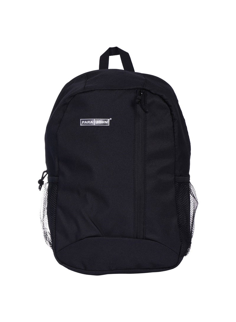 Parajohn 15 Inch Polyester Backpack for Men & Women, Lightweight Travel Backpack with Side Mesh Pockets, Durable Zipper and Spacious Storage Compartments, - Image 1