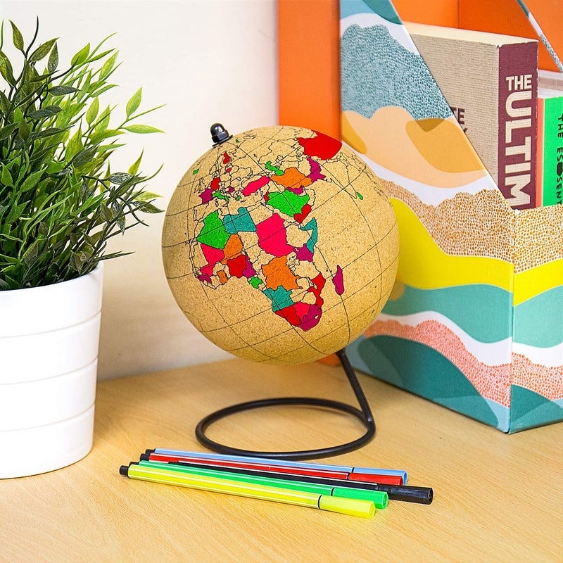 Gift Republic Color in Cork Globe - Image 5