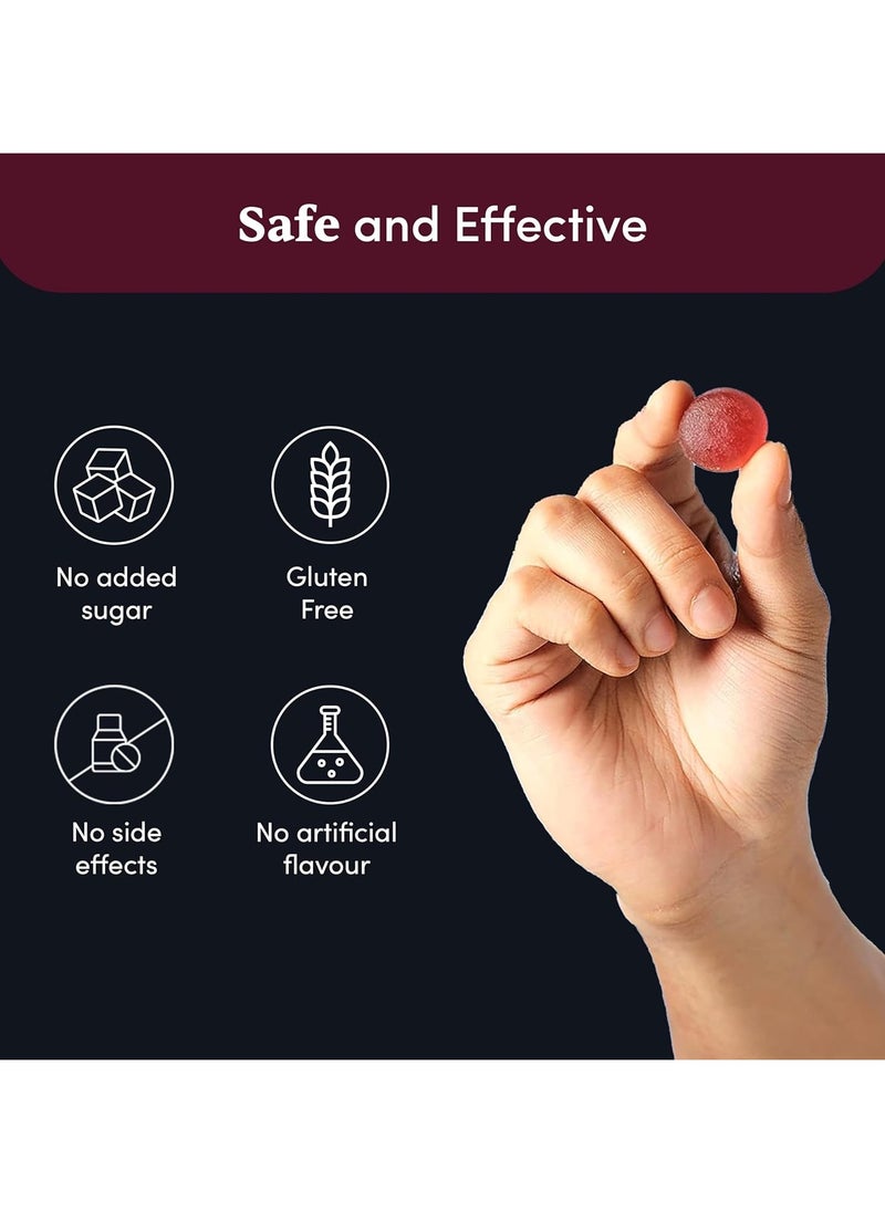 Man Matters - Man Matters Pure Himalayan Shilajit Gummies with KSM 66 Ashwagandha | Boosts Stamina, Strength & Improves Energy Levels | No Added Sugar | Pack of 30 - Image 1