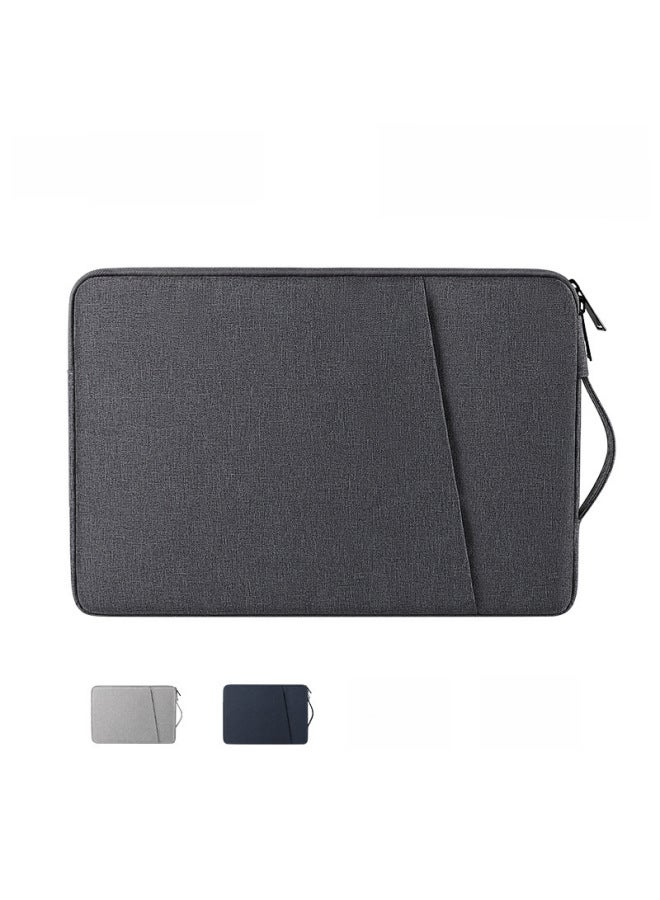 Portable Laptop Computer Bag Inner Sleeve 13415.6 Inch Tablet Computer Protective Case Logo Printing Available-Color:Upgraded Multi-Pocket Mysterious Black-Dimensions:14.1-15.4 Inch Universal Size (For MAC 16 Inch)