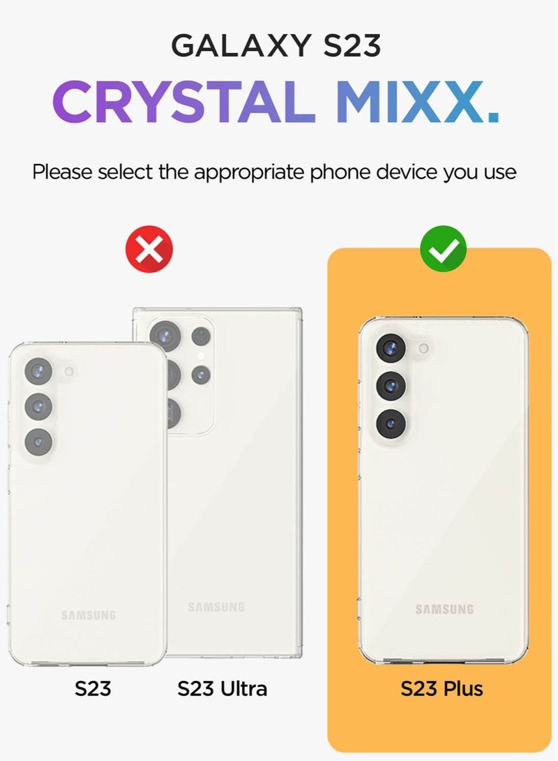 VRS Design Crystal Mixx for Samsung Galaxy S23 PLUS Case Cover (2023) - Clear  - Image 3