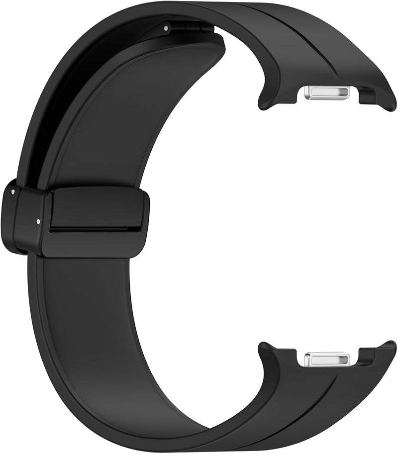 Disscool 22mm Replacement Adjustable Wristbands Compatible with Samsung Galaxy Watch 8 Classic/8 40mm/8 44mm Comfortable Silicone Wrist with Quick Release Strap Smart Watch Accessories(Fold - Image 3