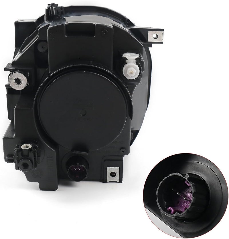 Huray Headlight Assembly for Jeep Renegade 2015-2018 Halogen Type Driver Side Replacement - Image 2