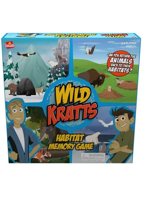 Wild Kratts Habitat Memory Game Classic Memory Gameplay With Creative Storytelling Learn Animal Facts While You Play Ages 5 And Up 2 4 Players