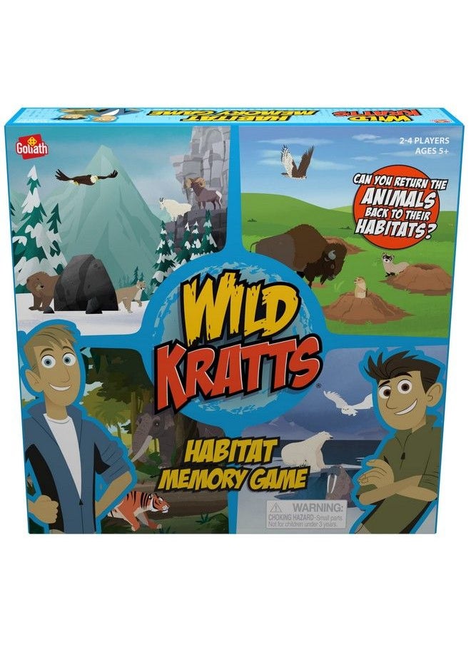 Wild Kratts Habitat Memory Game Classic Memory Gameplay With Creative Storytelling Learn Animal Facts While You Play Ages 5 And Up 2 4 Players