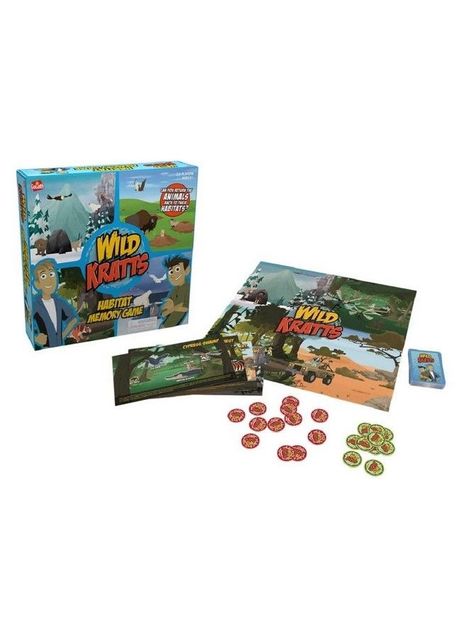 Wild Kratts Habitat Memory Game Classic Memory Gameplay With Creative Storytelling Learn Animal Facts While You Play Ages 5 And Up 2 4 Players