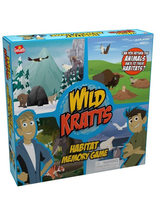 Wild Kratts Habitat Memory Game Classic Memory Gameplay With Creative Storytelling Learn Animal Facts While You Play Ages 5 And Up 2 4 Players