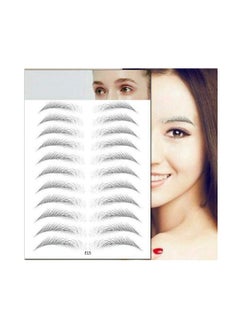 4D Hairlike Authentic Eyebrows Imitation Ecological Lazy Natural Tattoo Eyebrow Stickers Waterproof for Woman  Man Makeup Tool 10 Pcs