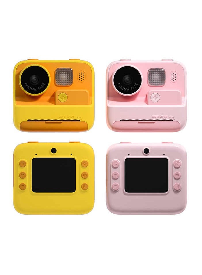 بيكوسيسي كاميرا للأطفال، طباعة فورية، هدايا عيد ميلاد عملية، كاميرا صغيرة متعددة الوظائف ثابتة للأعمار من 3 سنوات فما فوق، باللون الوردي - Image 5
