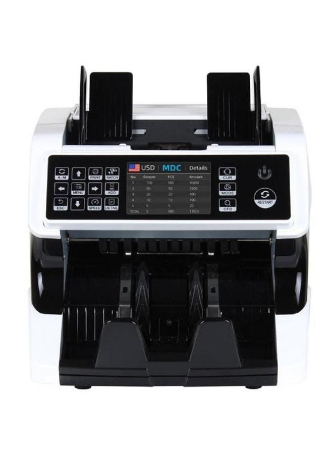 AL-920 high quality Dual Multi-Currency Value Counter machine Cash Counting Machine Money Counter Multi Currency Counting Machine Counterfeit Money Detectors Bill Counting Machine