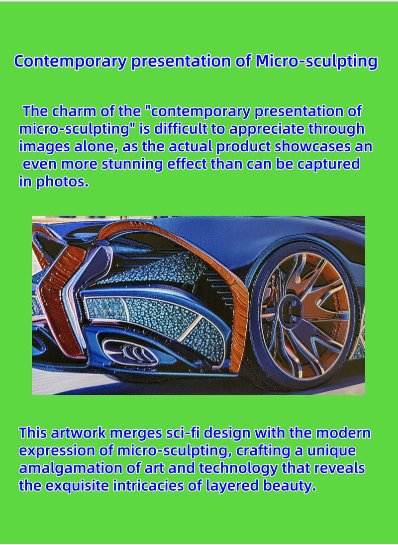 Painting - "CAR 036" by CHEN GUAN HONG: Future Sect Digital Art Creation, Sci-Fi Modern Artistic Design, Contemporary Presentation of Micro-Sculpting. The following themes are related to the works: Artwork,Decorative Painting ,Modern Artwork,Abstract Paintings,Wall Art ,Interior Decoration,Home Decor,Classic Decor,Custom Painting,Office design,Commercial design,Model home design,Clubhouse interior design,Furniture design,Landscape design,Architecture design,Soft decoration,Molding,Villa design,Decorating,Interior Design,Residential Interior Design,Commercial Decorating,Budget-Friendly Decor Ideas,Modern Home Decor Trends,Vintage Decor Inspirations,Small Space Solutions,City-Specific Interior Designers,Tips for Maximizing Small Living Spaces,Latest Trends in Home Decor for 2025.