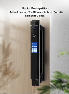 Tichondrius Smart Door Lock Smart Lock with Dual Screens (3.5'' Touch + 4.5'' Display), Dual Cameras, CNC Carved, Dual 4200mAh Batteries, 6068 Stainless Steel Lock Body, Jlink App, and Active Intercom Function  - Image 2