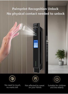 Tichondrius Smart Door Lock Smart Lock with Dual Screens (3.5'' Touch + 4.5'' Display), Dual Cameras, CNC Carved, Dual 4200mAh Batteries, 6068 Stainless Steel Lock Body, Jlink App, and Active Intercom Function  - Image 4