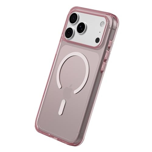 RhinoShield Clear Case Compatible with MagSafe for iPhone 17 Pro Max Transparent Protective Phone Case Superior Magnetic Force Exceeds Military Drop Standards Scratch Resistant Gleam Ros - Image 1