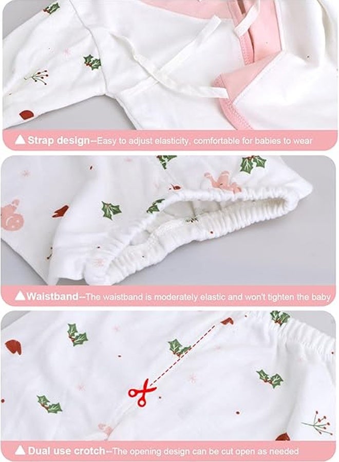 DUNISO 18 قطعة صندوق هدايا للأطفال حديثي الولادة، مجموعة هدايا ملابس الأطفال حديثي الولادة، مجموعة ملابس أطفال قطنية فاخرة قابلة للتنفس، مريحة، ناعمة، قابلة للتنفس، تناسب الأطفال حديثي الولادة حتى 3 أشهر من الأولاد والبنات. - Image 3