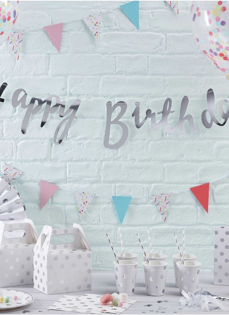 جينجر راي زينة عيد ميلاد سعيد فضي - Image 1