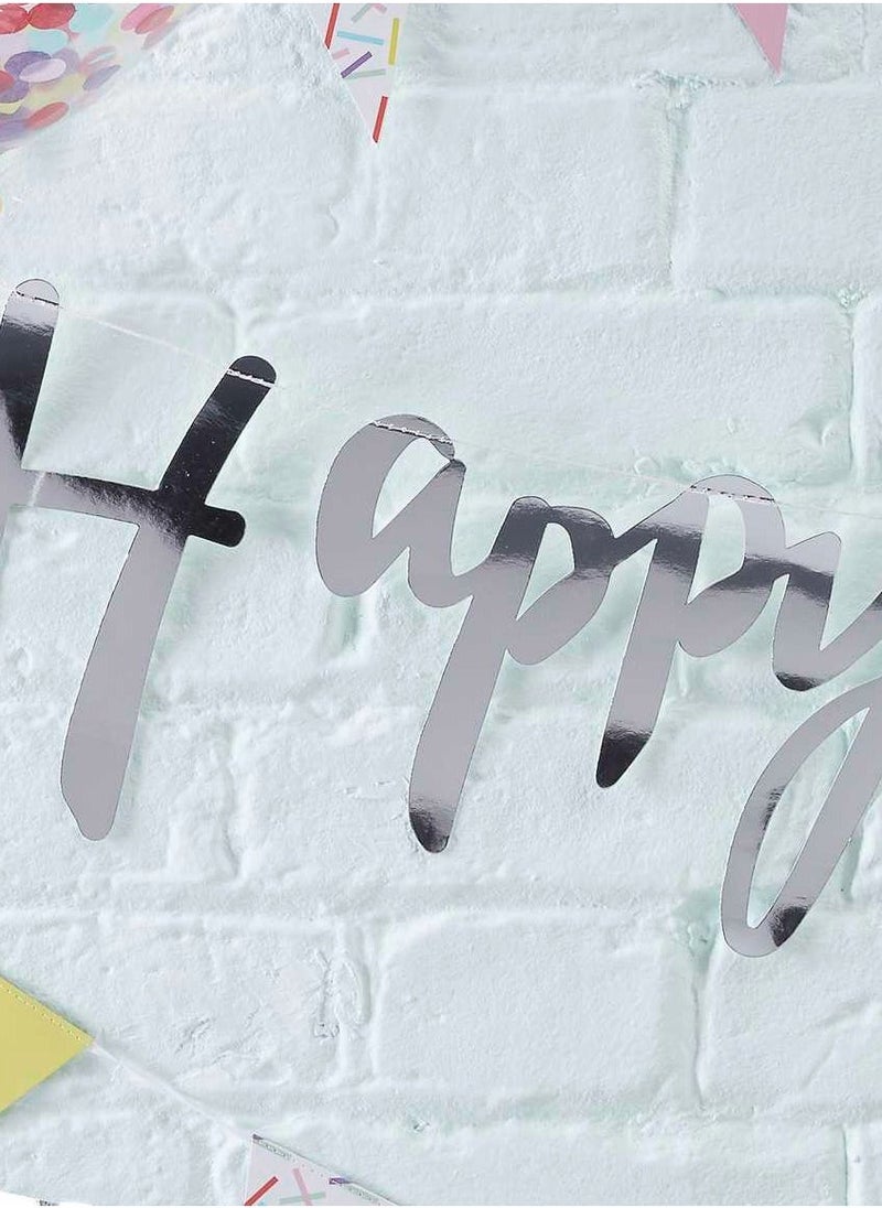 جينجر راي زينة عيد ميلاد سعيد فضي - Image 2