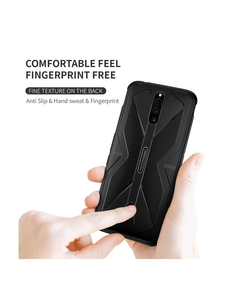 IAF Red Magic 5G Silicone Phone Case Compatible for ZTE Nubia RedMagic5G 5s Black - Image 3