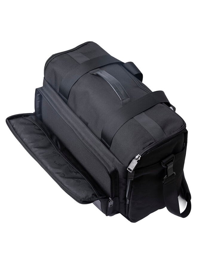 Lexon Travel Bag For Men, Large Capacity Handheld Luggage For Short Trips, Business Travel, And Tourism, With Wet And Dry Separation, Shoe Compartment, Black - Image 3