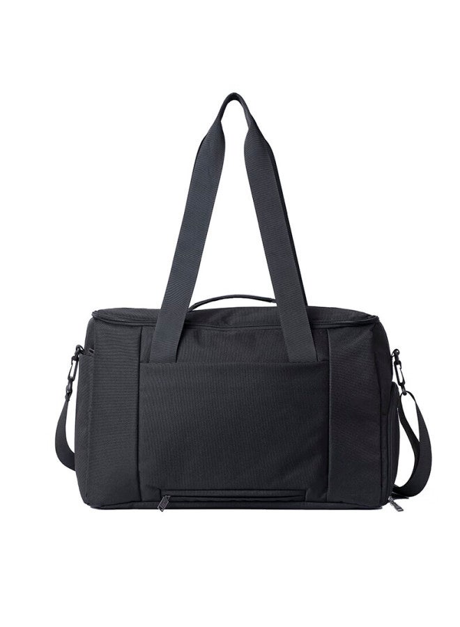 Lexon Travel Bag For Men, Large Capacity Handheld Luggage For Short Trips, Business Travel, And Tourism, With Wet And Dry Separation, Shoe Compartment, Black - Image 4