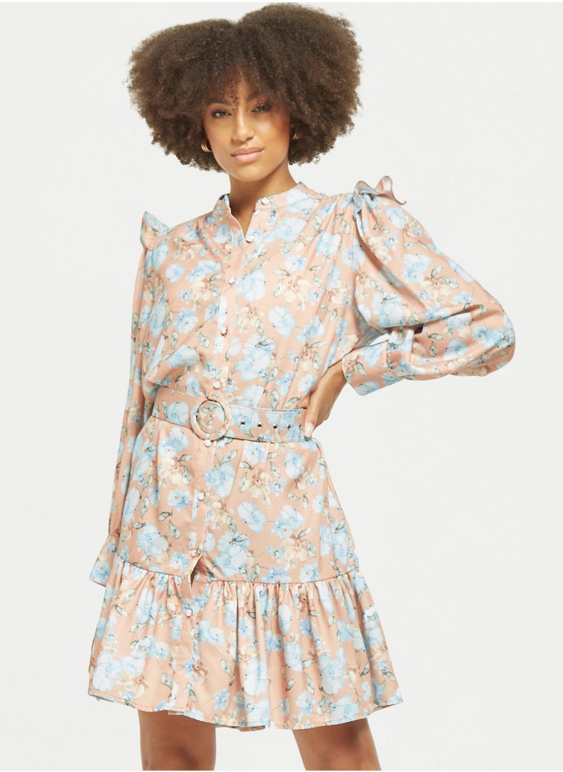 2Xtremz - Floral Printed Dress - Image 1
