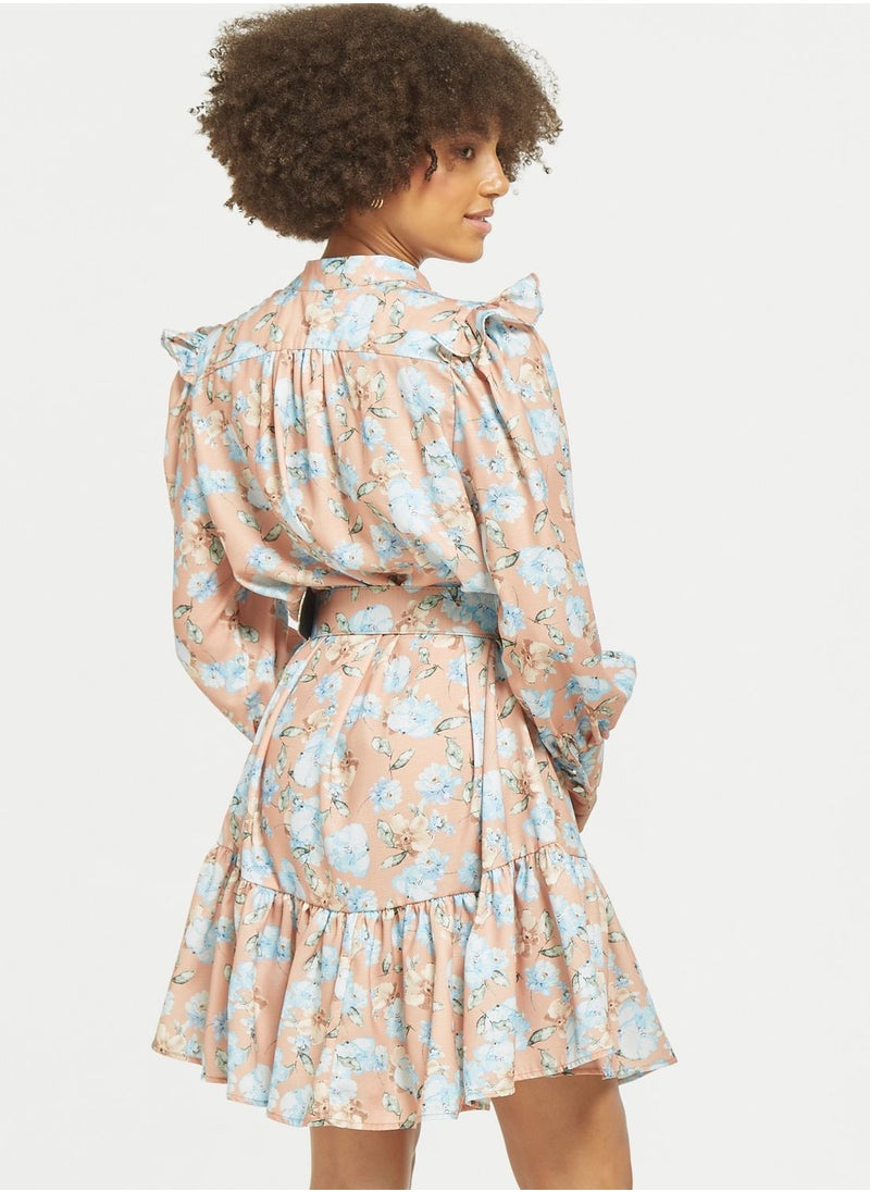 2Xtremz - Floral Printed Dress - Image 1
