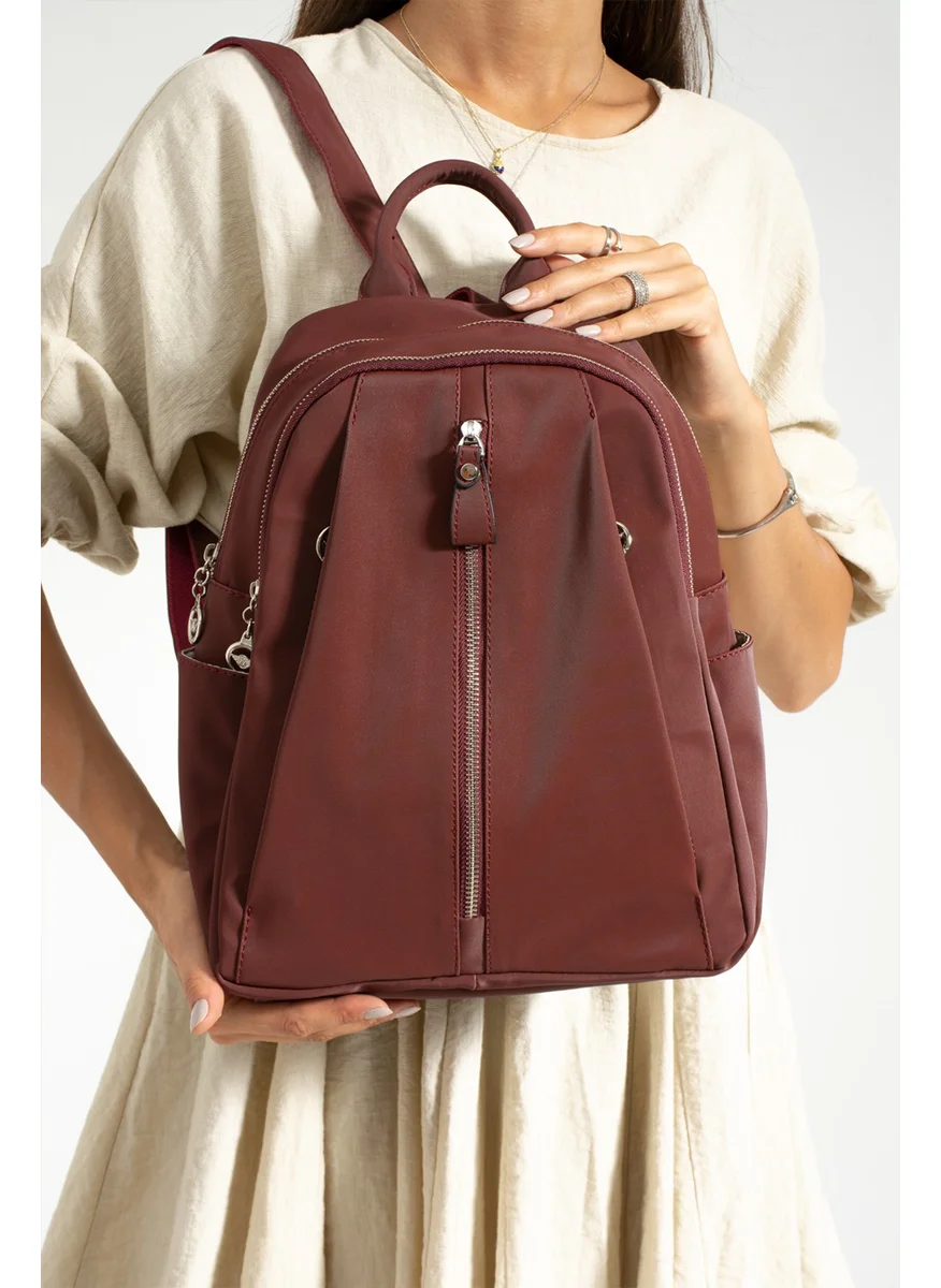 Çanta Trend Bag Trend Women Mega Satin Leather Backpack