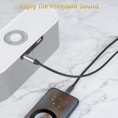 WORLDBOYU Lightning to 1/4 inch 6.35mm TRS Audio Stereo Cable for iPhone12/12 Pro/X/XS/XR/8/7/iPad/iPod, Amplifier, Speaker, Headphone, Mixer 3.3 FT - Image 3