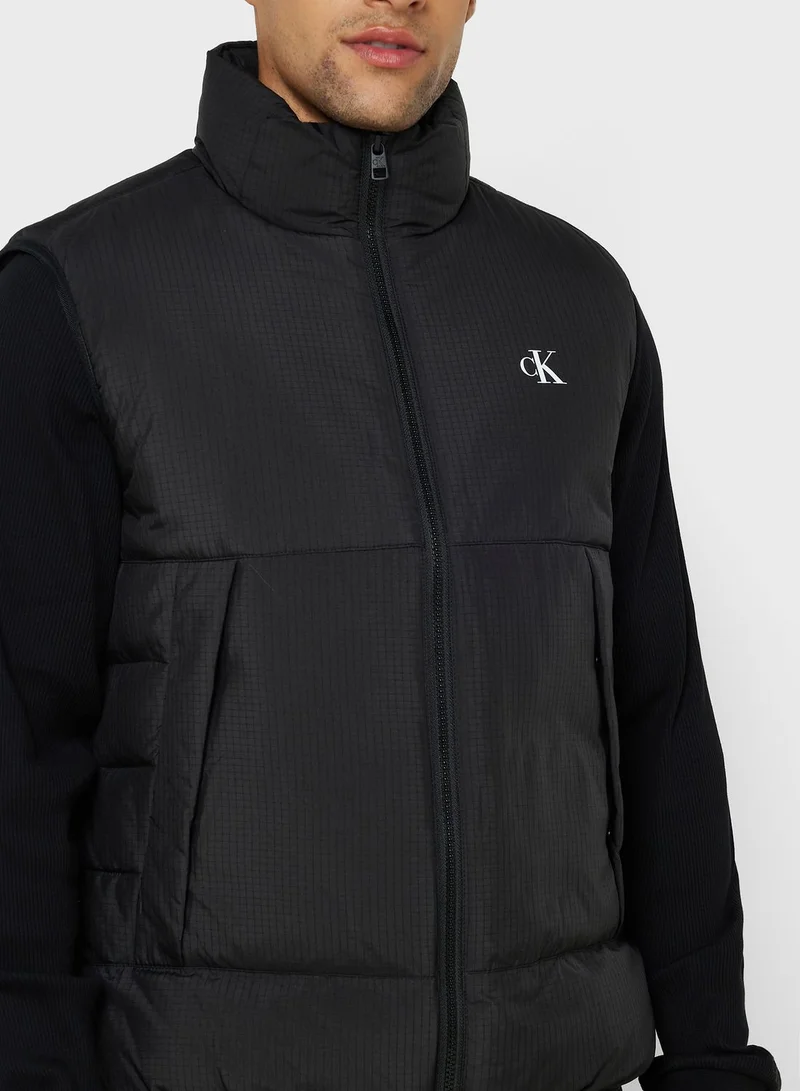 Calvin Klein Jeans Logo Padded Jacket