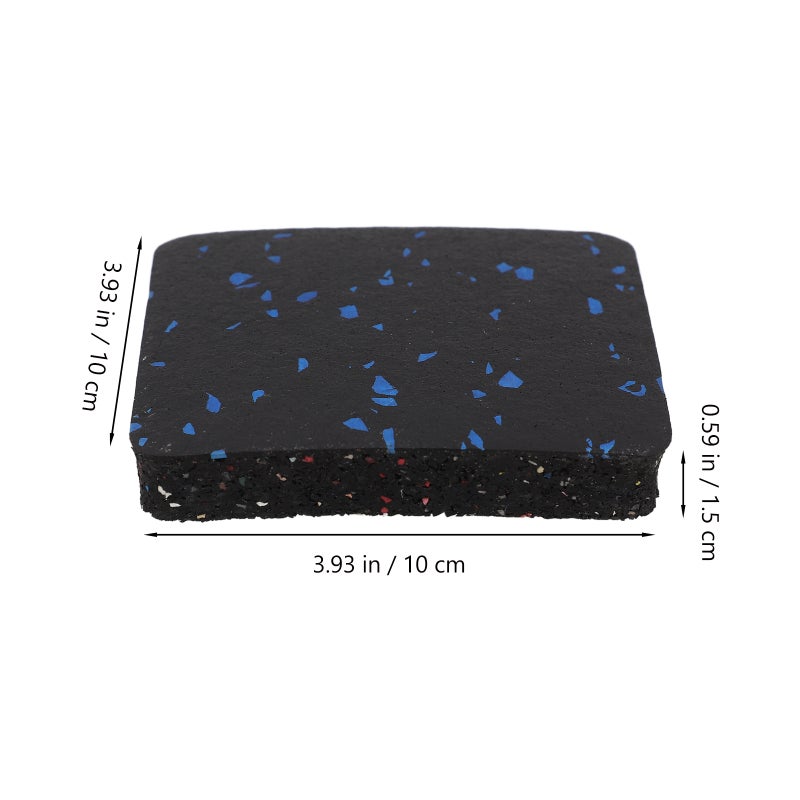 4pcs Treadmill Mat Pads Anti Pads Sound Proof Mat Absorbing Mat Rubber Cushion Gym Floor For Exercise Equipment For Home Gym Room - Image 3