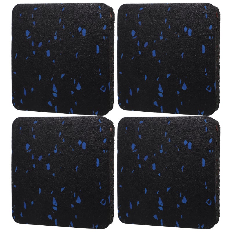 4pcs Treadmill Mat Pads Anti Pads Sound Proof Mat Absorbing Mat Rubber Cushion Gym Floor For Exercise Equipment For Home Gym Room - Image 1