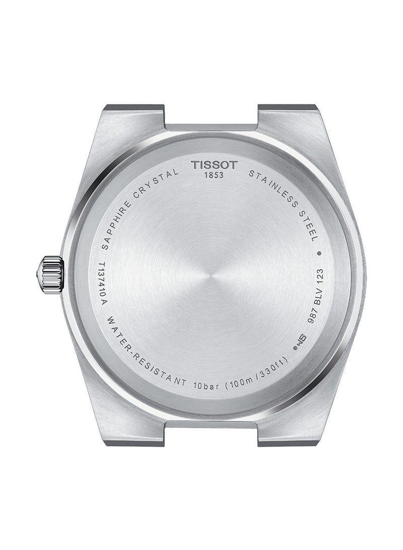 TISSOT ساعة تيسوت PRX بقرص أزرق من الفولاذ المقاوم للصدأ 40 مم للرجال - T137.410.11.041.00 - Image 3