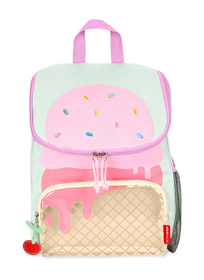 سكيب هوب Spark Style Big Backpack - Ice Cream - Spacious Kids Backpack with Personality