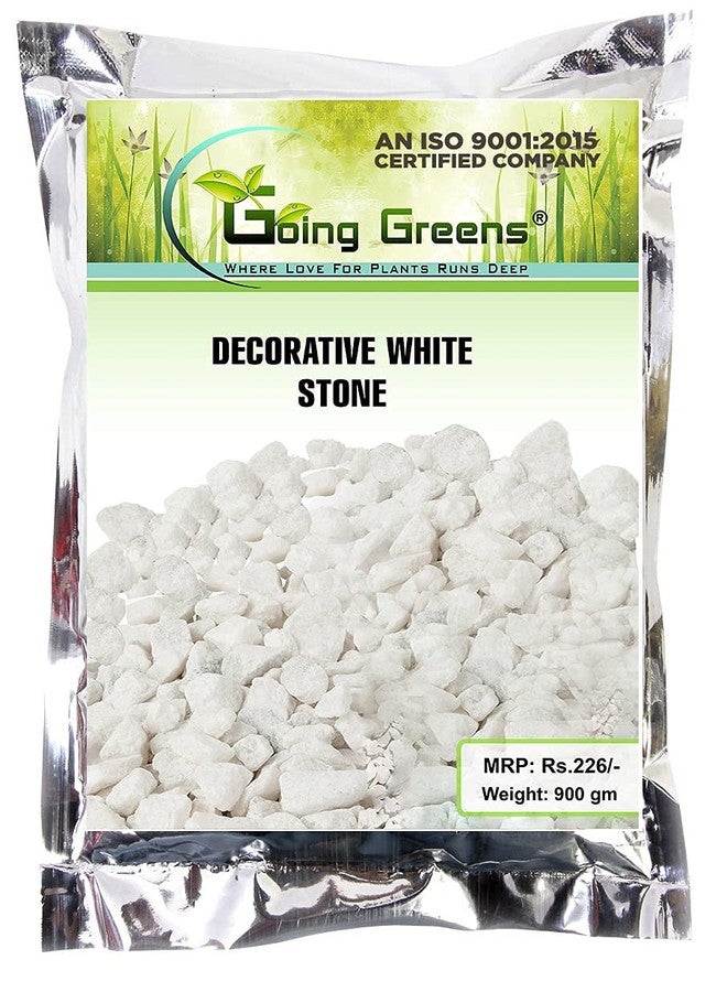 Going Greens Marble Chips Pebbles Stone for Garden & Indoor Outdoor Decoration- 900 Gm (White) & Going Greens Water Jelly Beads - 20 Gm (Purple) - Image 2