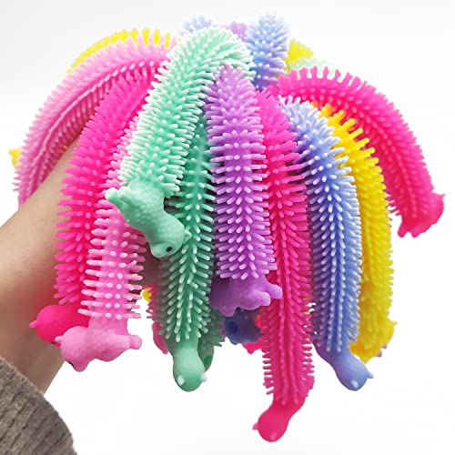 Dshengoo 18 Pcs Stretchy String ToysAlpaca Fidget Sensory ToySqueeze Pull Noodles for BoysGirlsAdultsBirthday Party Favors School PrizesCalm Relax - Image 5