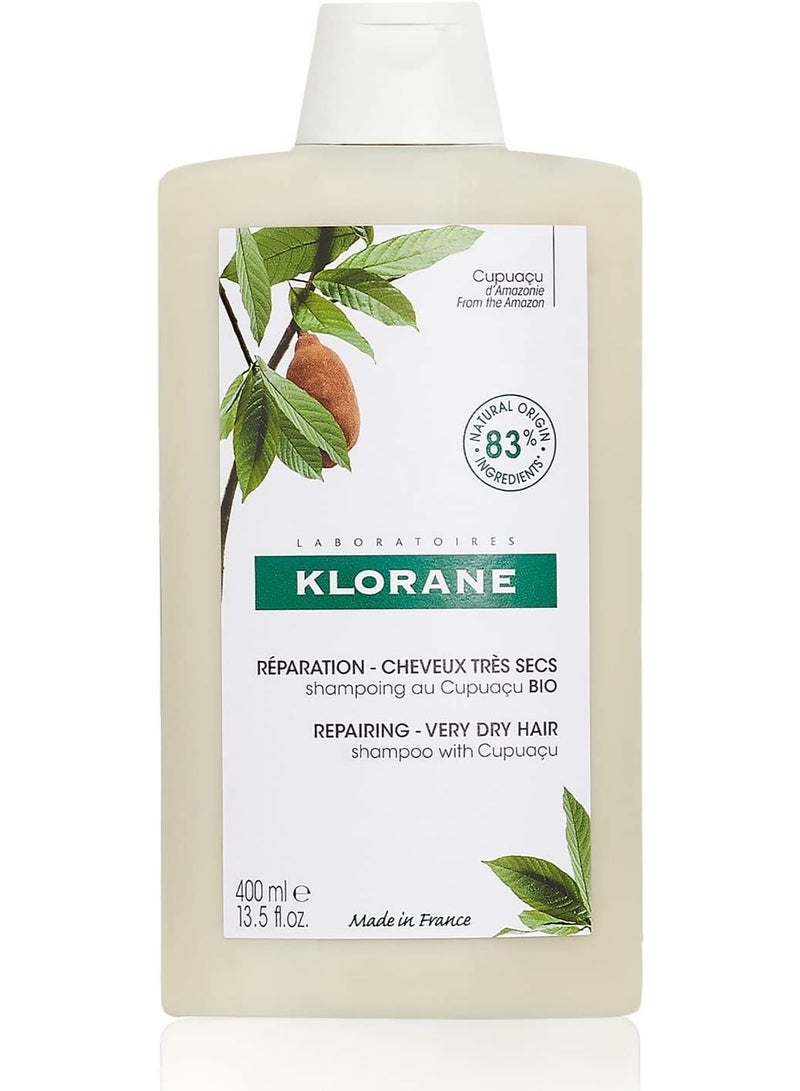 Klorane Nourishing And Repairing Shampoo With Organic Cupuaçu Butter 400Ml