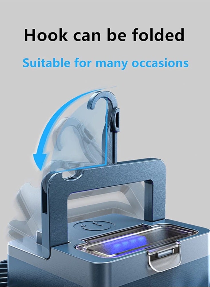 LED Camping Light with Fan Rechargeable Tent Light Emergency Lantern ,2 Light Modes ,3 Wind Speed ,Power Display, Waterproof - Image 2